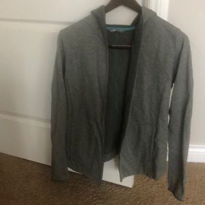 North Face tunic hoody olive gray